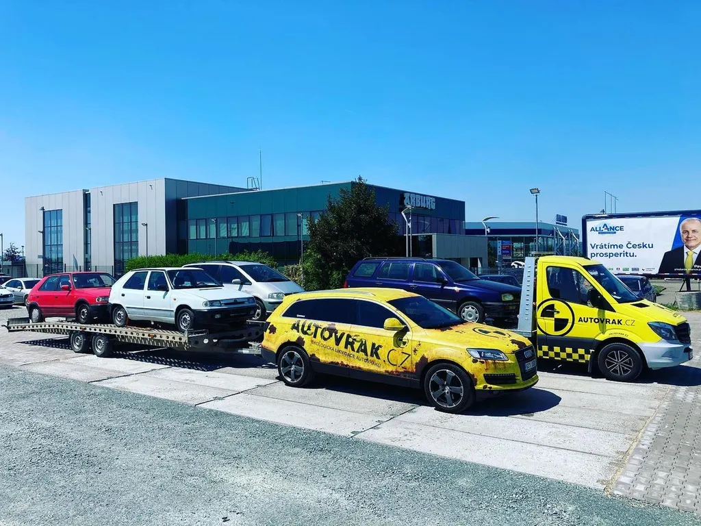 Vozidla připravená k ekologické likvidaci